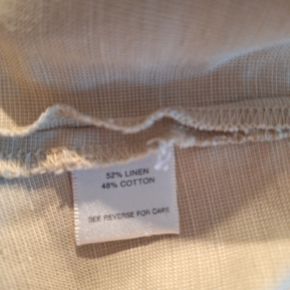 Pendleton Women's Linen/cotton Blend  Tan Jacket Sz L - Picture 6 of 10